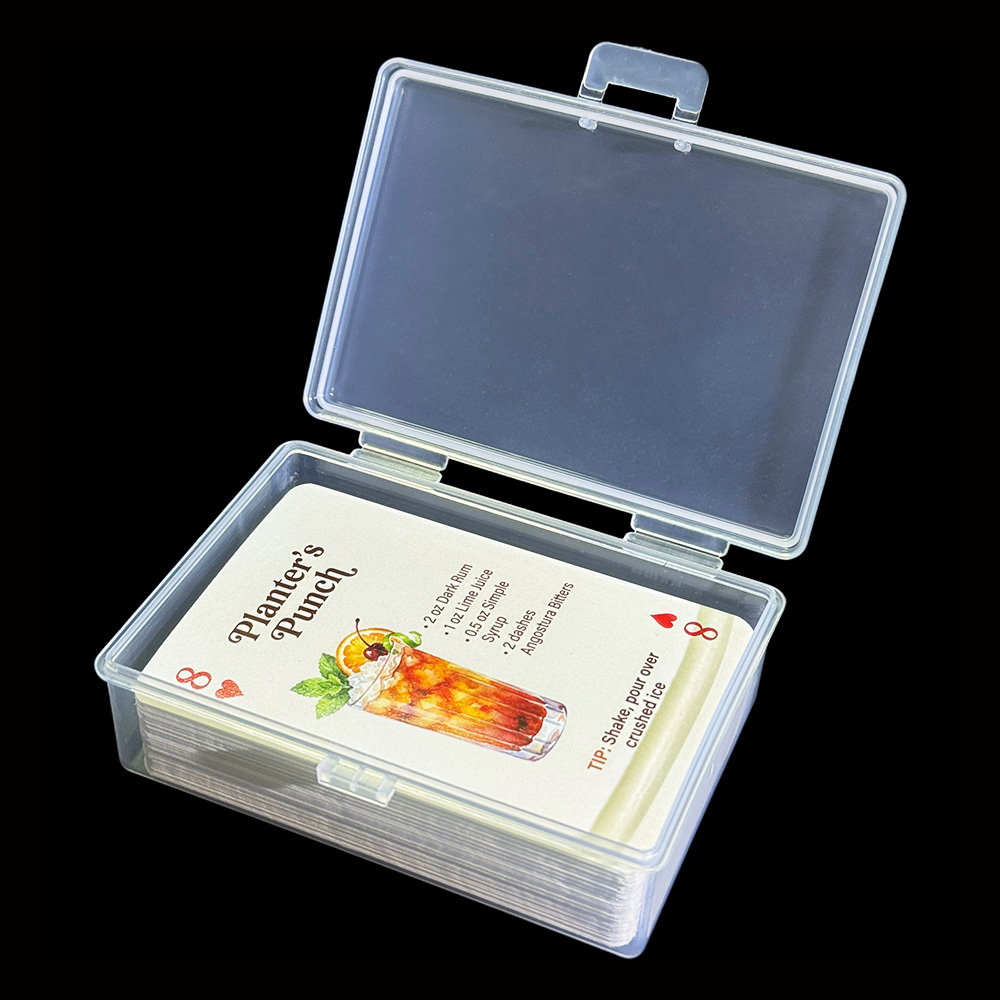 Cocktail Recipe Book - ชุดไพ่ 54 ใบ พร้อมสูตรค็อกเทลต้นตำรับ คู่มือบาร์เทนเดอร์ ไพ่สำหรับเล่นปาร์ตี้