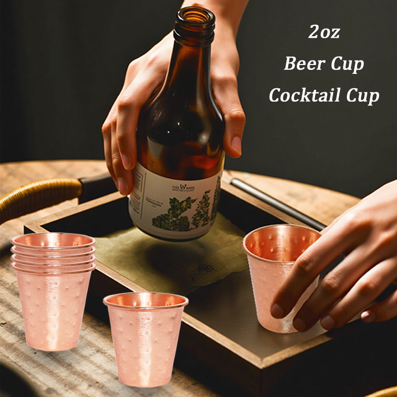 Mule Copper Mug - ชุดแก้วเบียร์ชุบทองแดง 4/6 ใบ ขนาด 2 ออนซ์