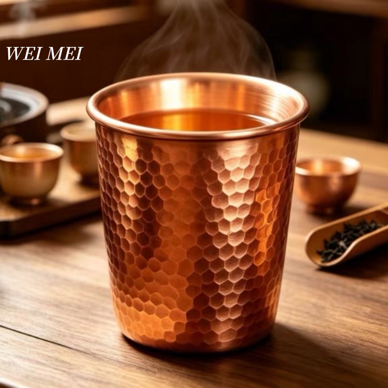 Mule Copper Mug - แก้วกาแฟทองแดงทำมือ, แก้วน้ำผลไม้ Water Mule 350 มล.,