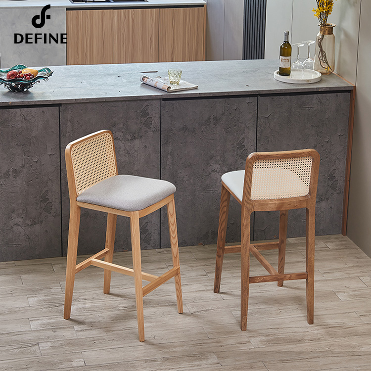 เก้าอี้บาร์หวายอเมริกันสุดหรู  - Home Bar Stools บทวิจารณ์และราคา
