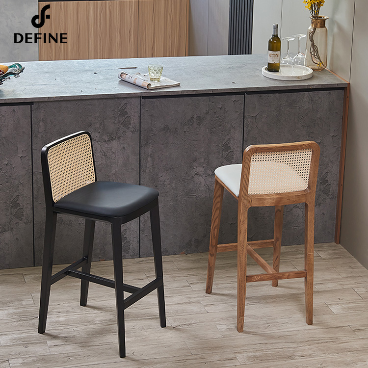 เก้าอี้บาร์หวายอเมริกันสุดหรู  - Home Bar Stools บทวิจารณ์และราคา