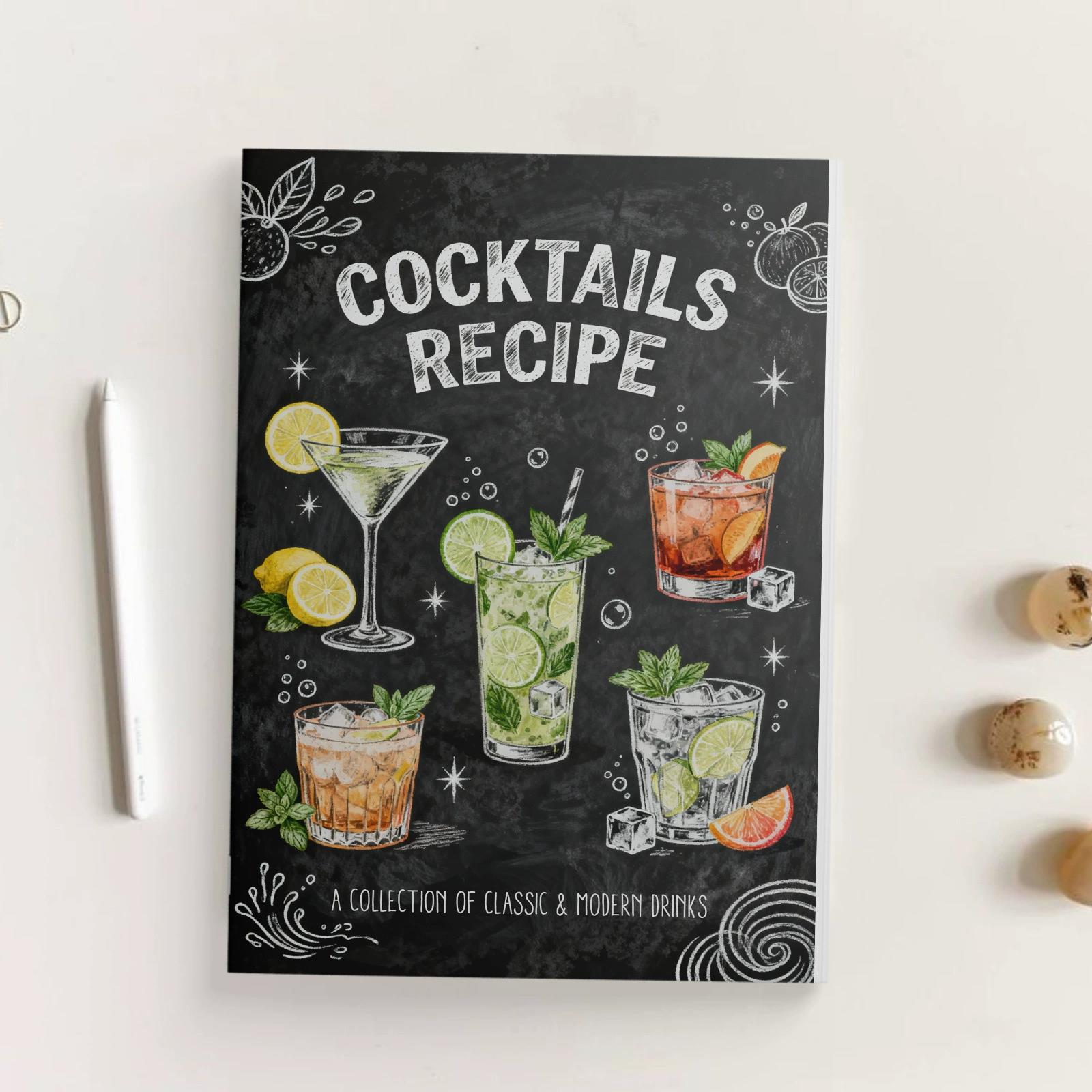 หนังสือสูตรค็อกเทลคลาสสิกและสม - Cocktail Recipe Book บทวิจารณ์และราคา