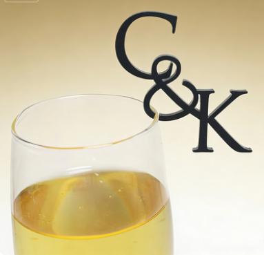 แท็กอักษรย่อสำหรับงานแต่งงานแบ - Cocktail Recipe Book บทวิจารณ์และราคา