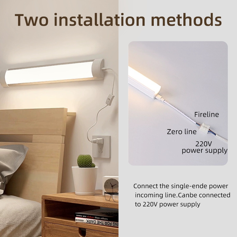 โคมไฟตู้ LED แบบต่อได้ยาว120ซม - Home Bar And Cabinet บทวิจารณ์และราคา