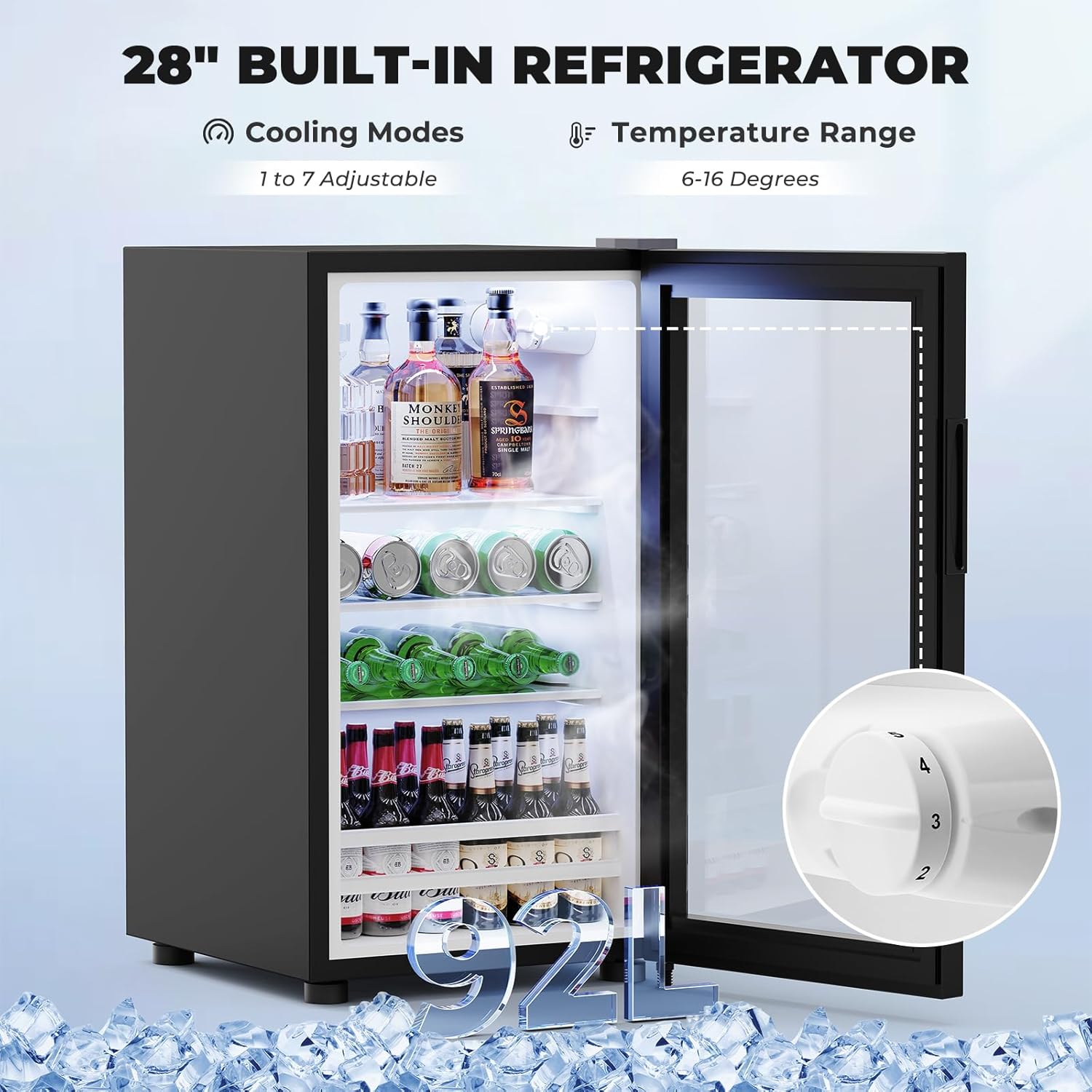 ตู้บาร์กาแฟแบบมีร่องพร้อมตู้เย - Home Bar And Cabinet บทวิจารณ์และราคา