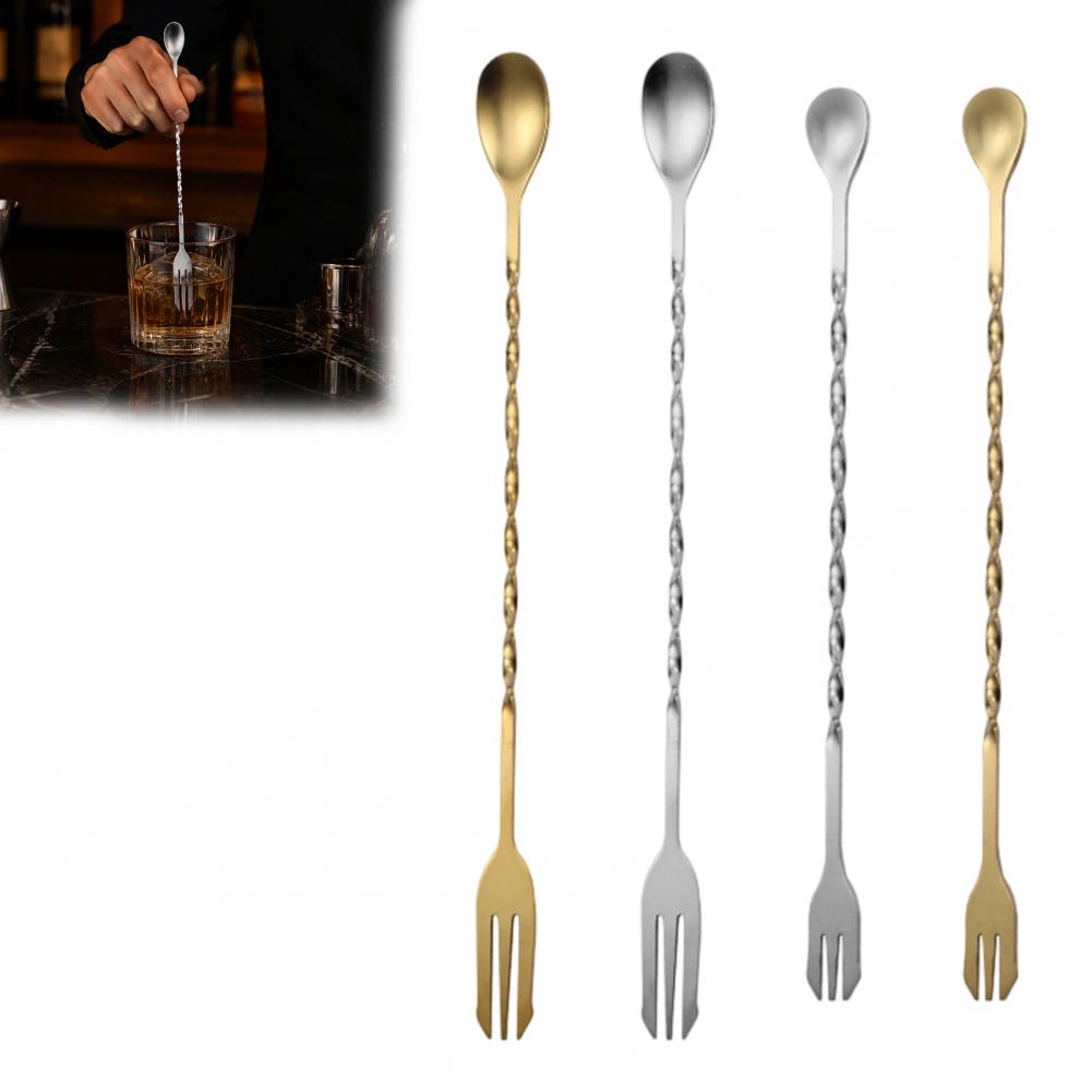 ช้อนคนค็อกเทลสแตนเลส ด้ามยาว ช - Bar Spoon Twisted บทวิจารณ์และราคา