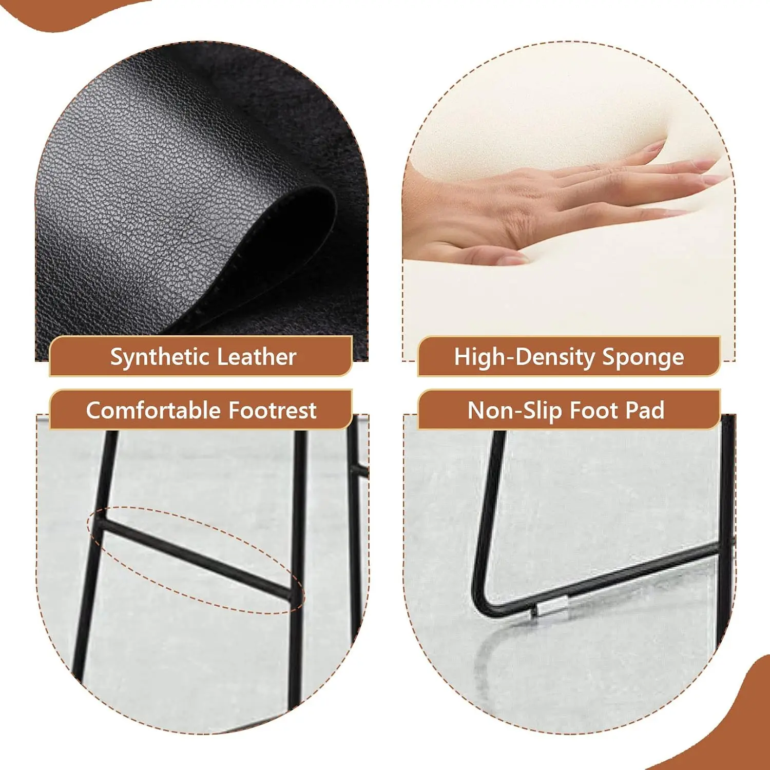 เก้าอี้บาร์สไตล์อุตสาหกรรม หุ้ - Home Bar Stools บทวิจารณ์และราคา
