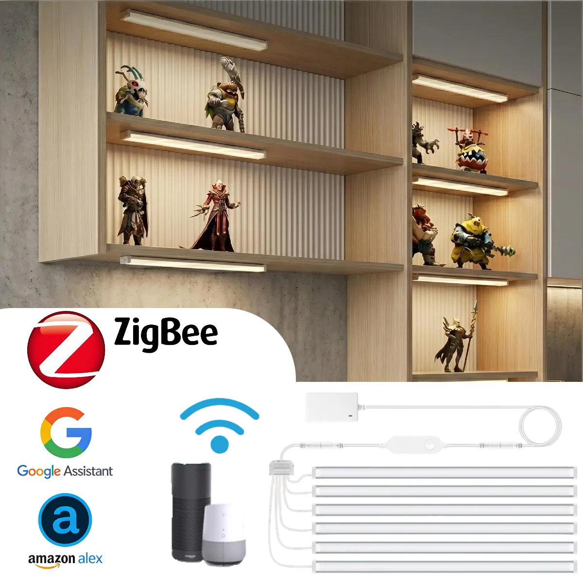 ไฟใต้ตู้ Zigbee อัจฉริยะ, ไฟ L - Home Bar And Cabinet บทวิจารณ์และราคา