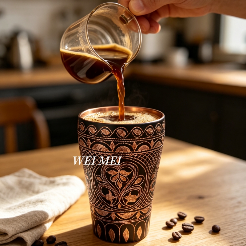 แก้วกาแฟทองแดงทำมือสำหรับอาหาร - Mule Copper Mug บทวิจารณ์และราคา