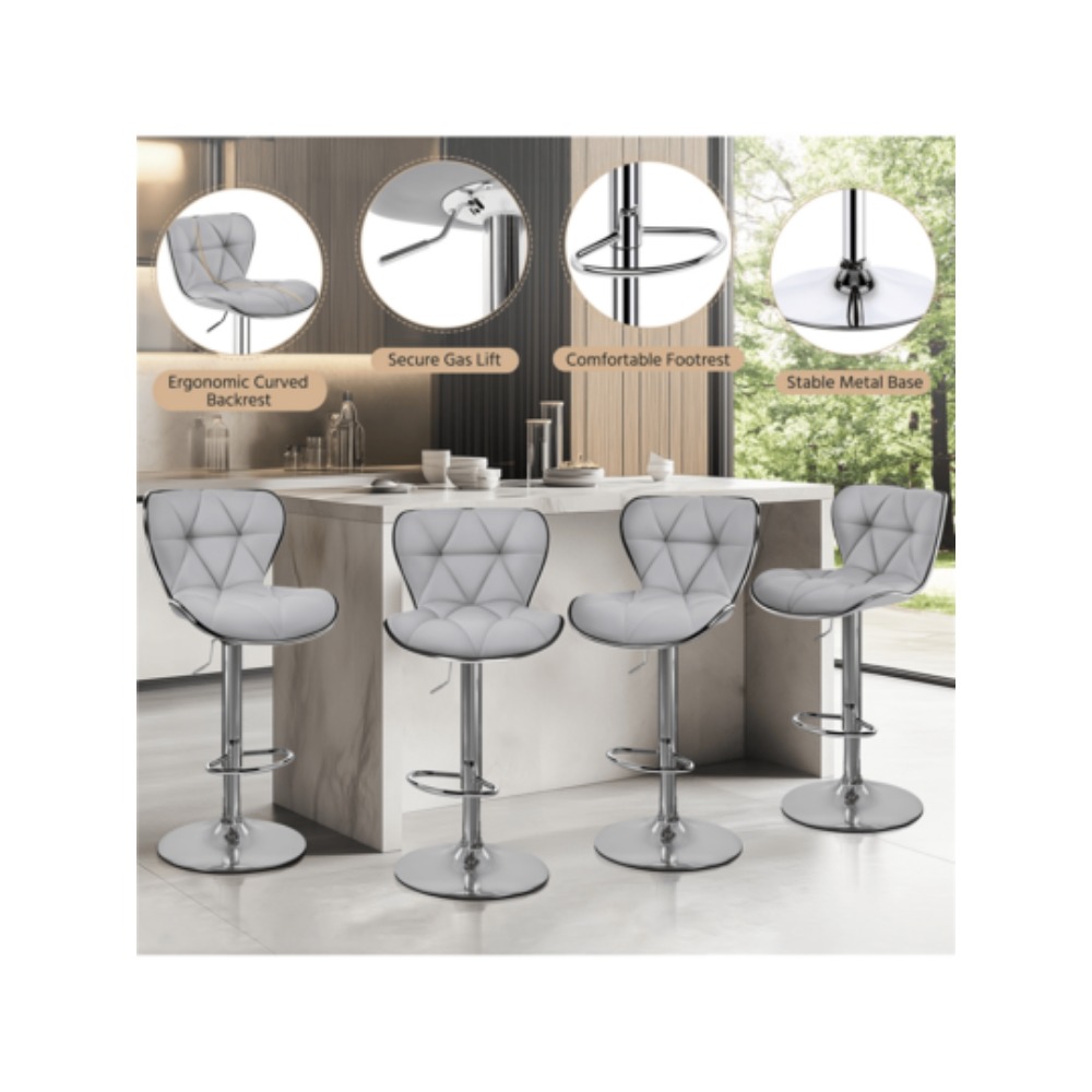 เก้าอี้บาร์ปรับระดับความสูงได้ - Home Bar Stools บทวิจารณ์และราคา