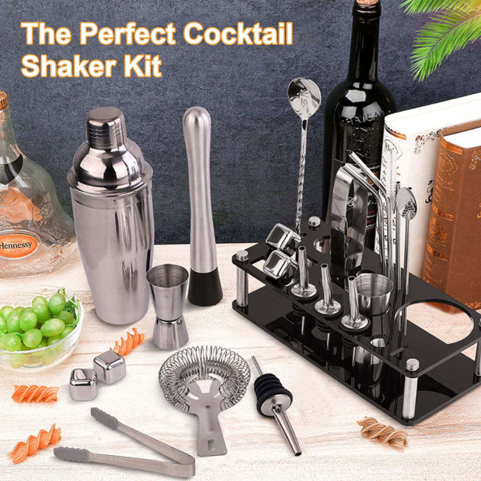 ชุดเครื่องดื่มค็อกเทล Shaker ส - Cocktail Recipe Book บทวิจารณ์และราคา