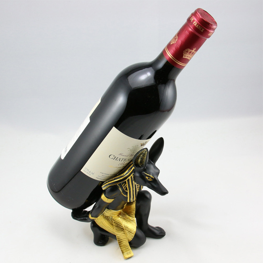 ชั้นวางไวน์รูปทรงอนูบิส วัสดุเ - Home Bar Stand บทวิจารณ์และราคา